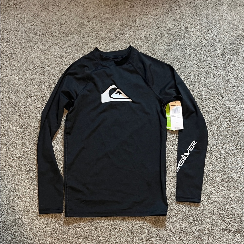 quicksilver Boys swim shirt NEW size 14